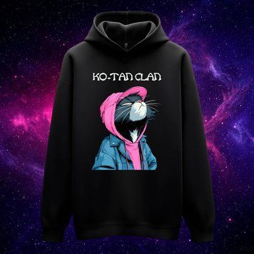Худі &laquo;Ko-Tan Clan&raquo; (чорне, XS) hoodie-kotan-clan фото
